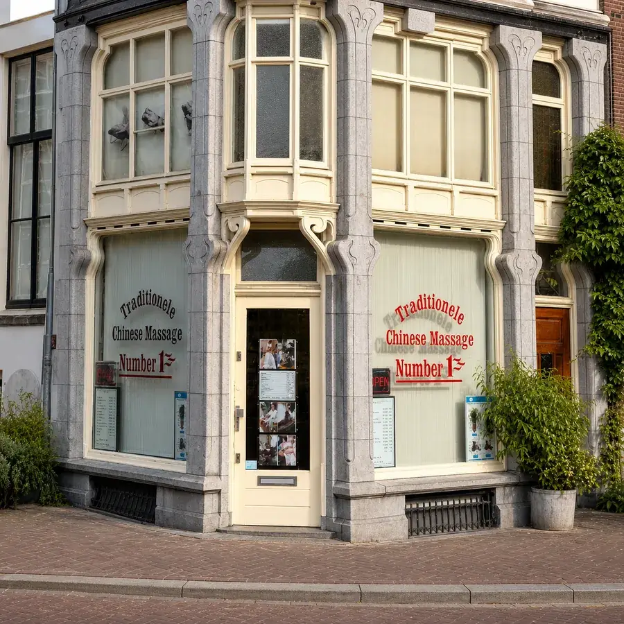 Massagesalon Massage Number 1 aan de Singel 240 in Amsterdam centrum